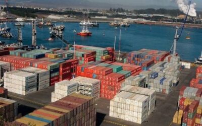Los Puertos de Biobío caen un 15% en movilización de carga