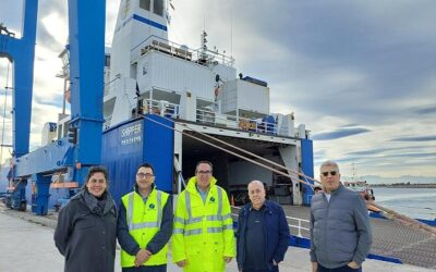 El Puerto de Castellón estrena su nuevo enlace ro-ro con Libia