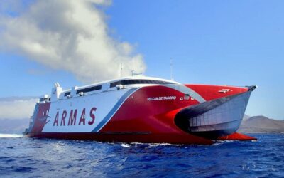 Naviera Armas acondiciona su flota para transportar vehículos eléctricos