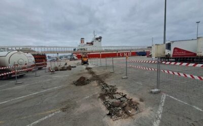 La Terminal Ferry Barcelona inicia los trabajos de suministro de energía eléctrica