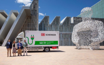 DB Schenker incorpora el primer vehículo eléctrico en su flota de Zaragoza