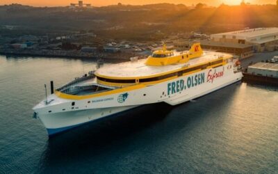 El nuevo buque de carga de Fred. Olsen comienza a operar entre Tenerife y las islas de la provincia de Las Palmas