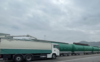 SLP pone en marcha el primer servicio ferroviario para graneles sólidos del puerto de Bilbao