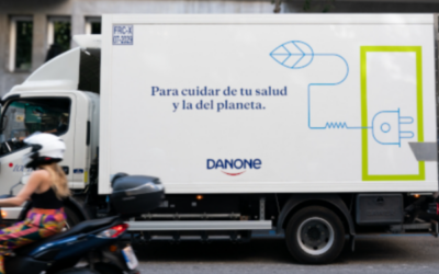Danone reducirá 167 toneladas de CO2 anuales con la incorporación de camiones eléctricos