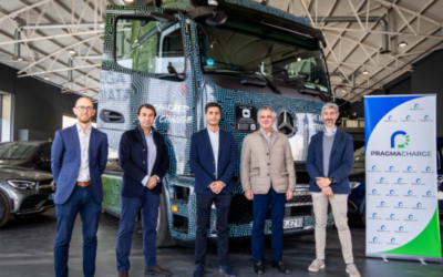 PragmaCharge, Mercedes-Benz Trucks y Transnugon inician pruebas para camiones eléctricos en el corredor Madrid-Valencia