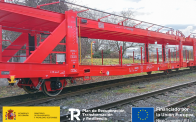 Transfesa Logistics dispone ya de 100 vagones porta-autos de los 200 adquiridos a través de los Fondos Europeos Next Generation EU