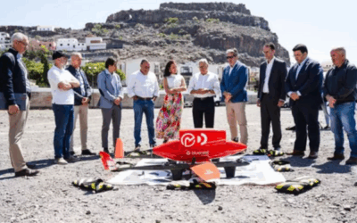 La Gomera lanza drones médicos y se posiciona como pionera en logística sanitaria aérea