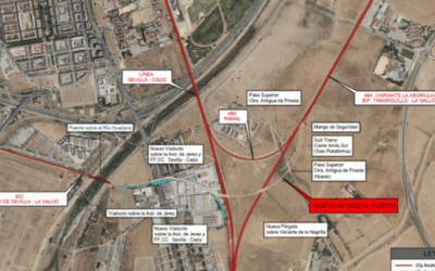Adif refuerza el acceso ferroviario al Puerto de Sevilla con nuevas tecnologías de señalización y control por 8,7 millones