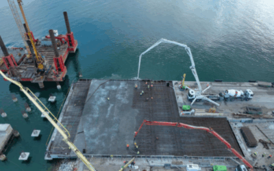 El Puerto de Santander avanza en la construcción del tacón y la rampa ro-ro en Raos 9, con una inversión de 15 millones