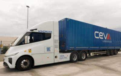 CEVA Logistics completa con éxito su primera prueba de camión 100% eléctrico entre Algeciras y Madrid