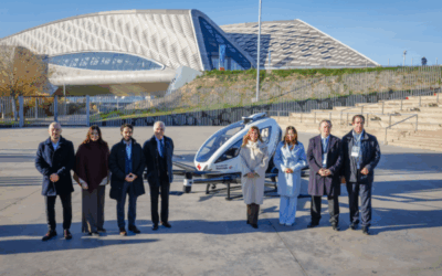 Zaragoza lidera en Europa la prueba de un sistema aéreo de emergencia con drones de gran capacidad