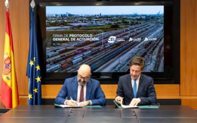 Adif y Centro Español de Logística impulsan una alianza para reforzar el transporte ferroviario de mercancías