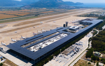 El aeropuerto de Dalaman cubre toda su demanda eléctrica con energía solar y marca un hito en la aviación sostenible