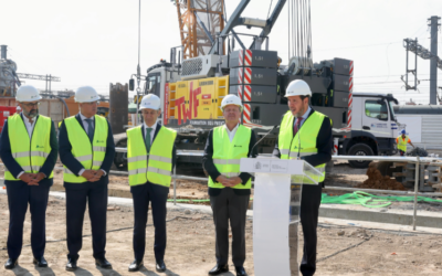 La renovación de Valladolid-Campo Grande entra en una nueva fase con el arranque de la estructura del futuro aparcamiento