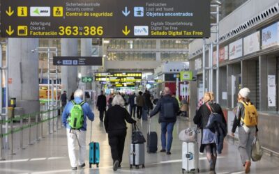 El tráfico internacional supera los 67 millones hasta julio y cambia el mapa aeroportuario español