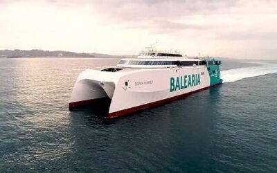 Baleària pondrá a flote este octubre su primer ‘fast ferry’ 100 % eléctrico para la ruta Tarifa-Tánger